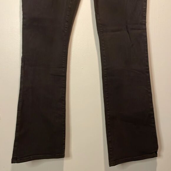 NYDJ- “Billie Mini Bootcut” High Rise Jeans in Coffee Bean Brown- Size 12 - Picture 11 of 16